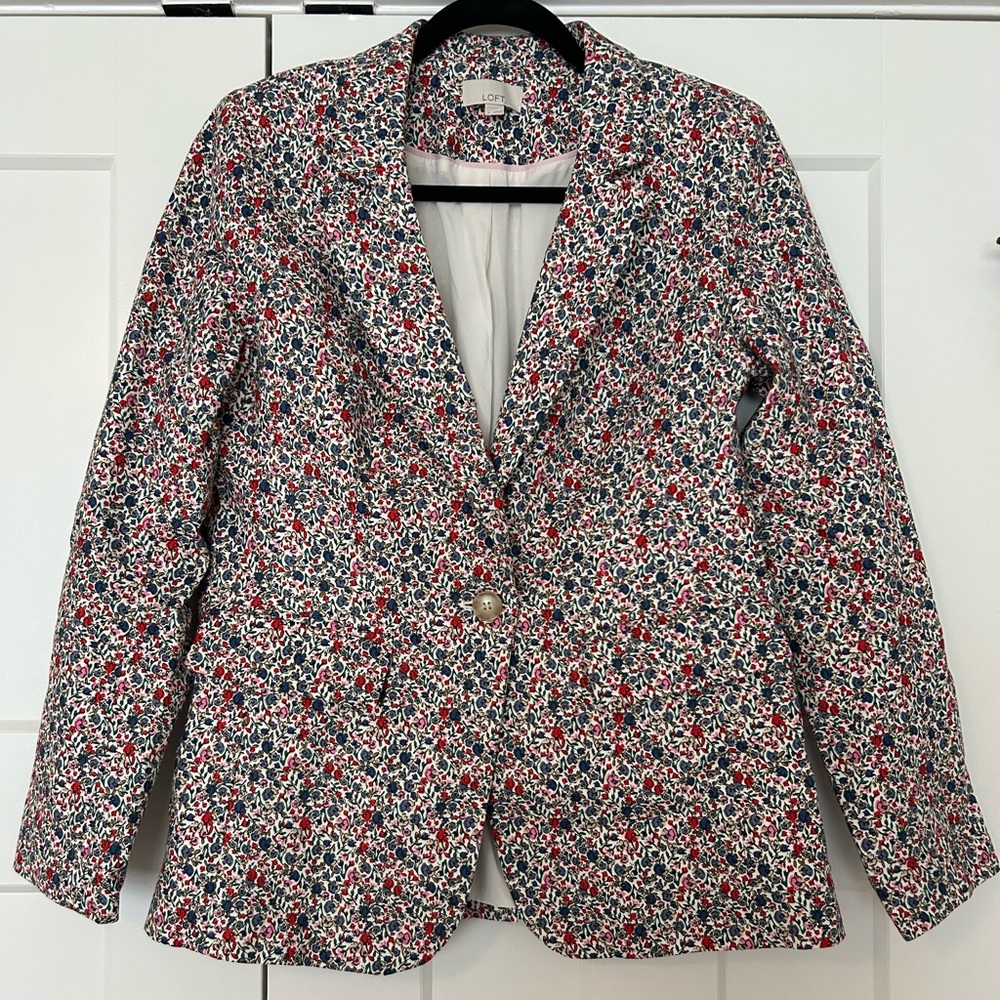 Loft Floral Blazer